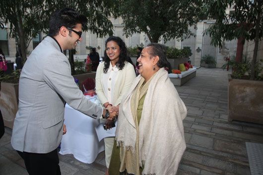 Naresh & Amruda Nair with Priya Mehra, a cancer survivor