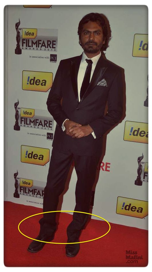 Nawazuddin Sidiqui at the 59th Filmfare Awards on January 23, 2014