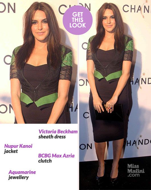 Get This Look: Neha Dhupia’s Sexy LBD