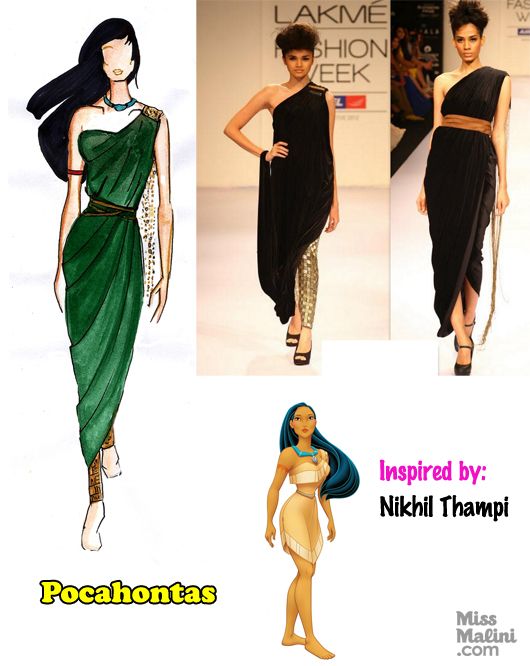Pocahontas inspired by Nikhil Thampi