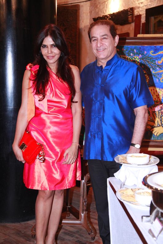 Nisha JamVwal and Dilip Tahil  at an evening to celebrate Art Week at The Great Eastern Homes