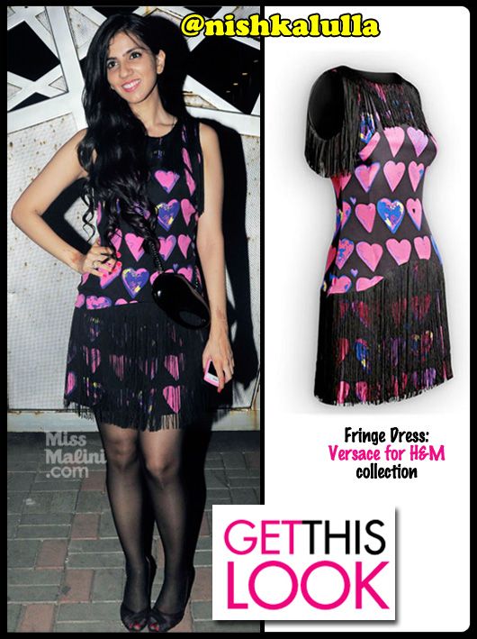 Get This Look: Nishka Lulla in Versace for H&M