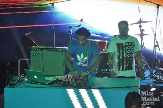 Nucleya performing live at adidas Originals Collision event in Mumbai
