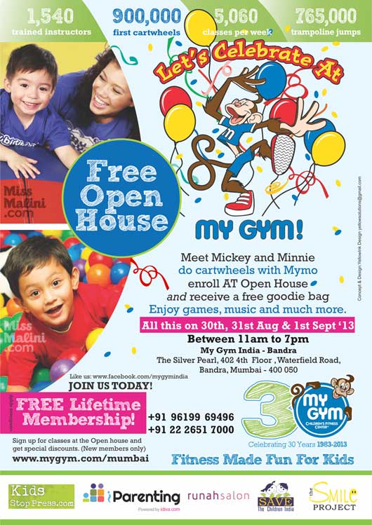 My Gym Open House Flyer