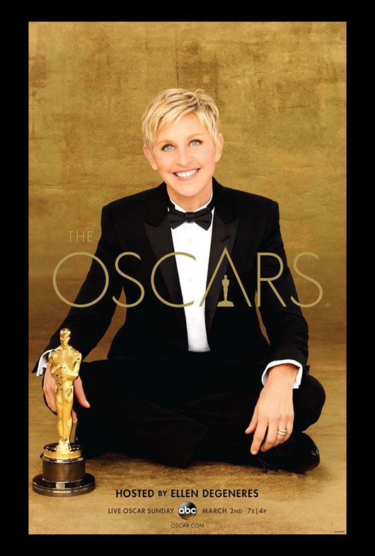 Ellen DeGeneres, host of the Academy Awards (photo courtesy | Oscars 2014 FB Page)