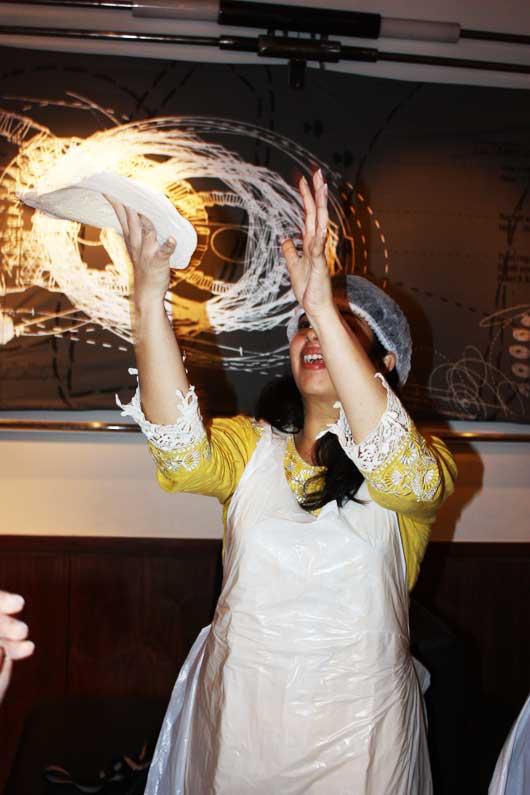 Dough Tossing at PizzaExpress