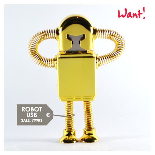 Robot Gold USB