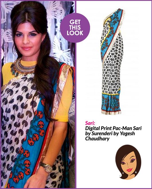 Get This Look: Jacqueline Fernandez Dons Pac-Man Yet Again