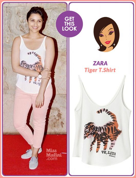 Get This Look: Parineeti Chopra in Zara Casuals