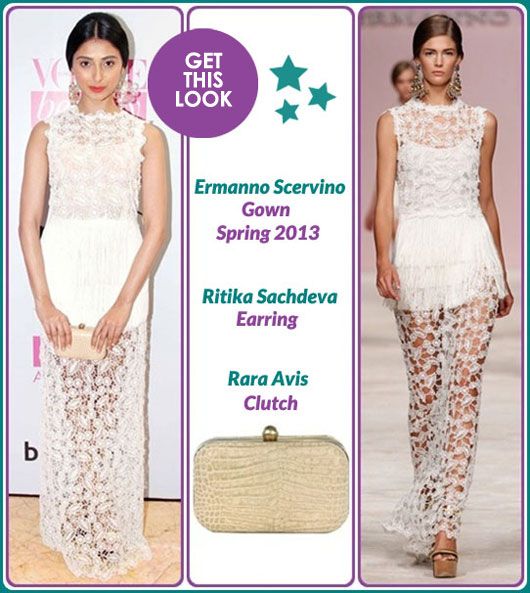Get This Look: Pernia Qureshi in Sheer Ermanno Scervino
