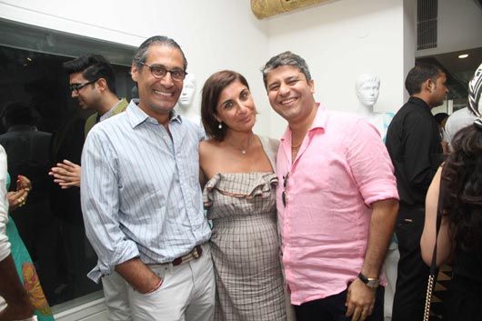 Peter & Cecile D'Ascoli and Jaideep SIppy
