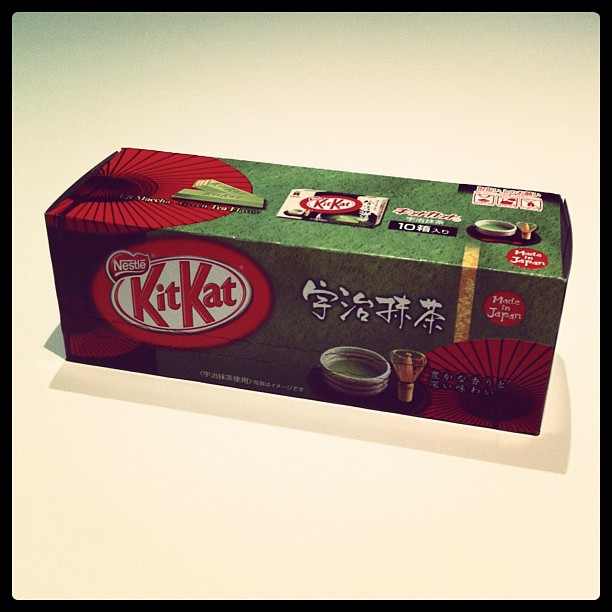 Green tea Kit Kat from Japan (Photo courtesy | Mr Porter)