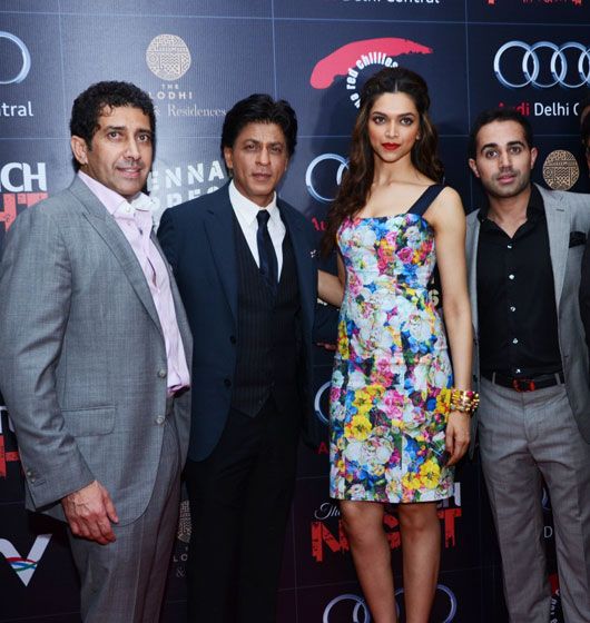Rashy & Mikey Todd with Shahrukh Khan and Deepika Padukone