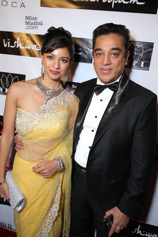 Pooja Kumar and Kamal Hassan