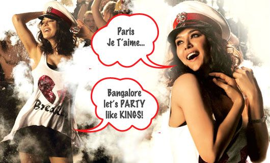 Preity Zinta Promotes Ishkq in Paris, But Parties in Bangalore