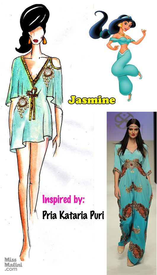 Princess Jasmine inspired by Pria Kataria Puri