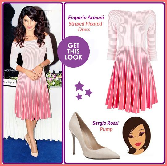 Get This Look: Priyanka Chopra is Pretty in Pink