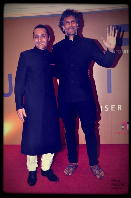 Rahul Bose and Milind Soman at the “EQUATION 2013 – A Fundraiser FOR EQUALITY” on March 1, 2013