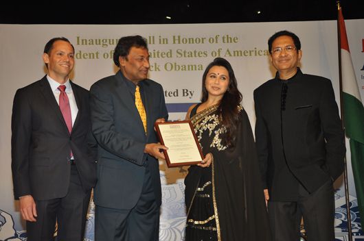 Rani Mukherjee, Niraj Bajaj, Atul Nishar and Peter Haas, US Consul General