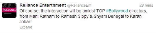 Reliance tweets