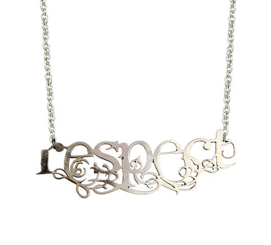 Respect Necklace in Silver