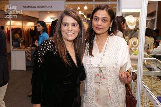 Reynu Taandon with Seema Kilachand