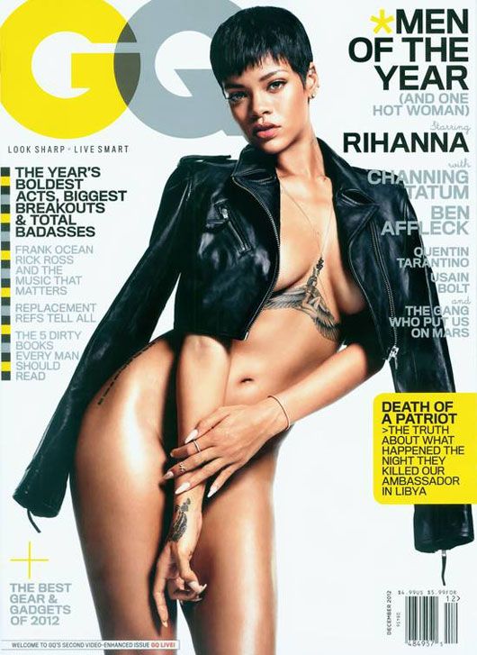 Rihanna on the cover of GQ