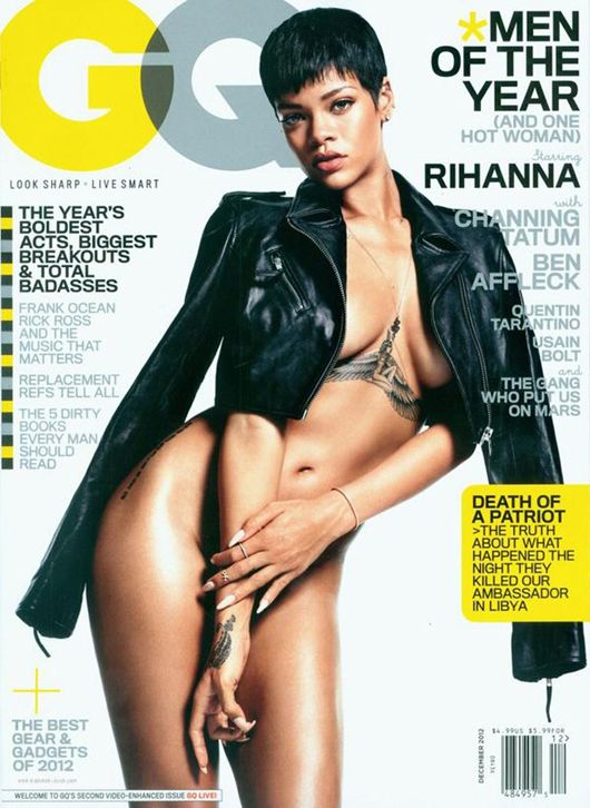 Rihanna's December 2012 GQ cover