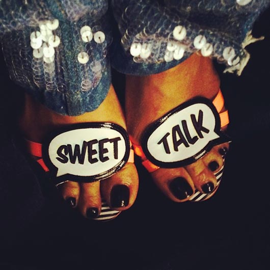 Rita Ora's shoes (photo courtesy | Instagram)
