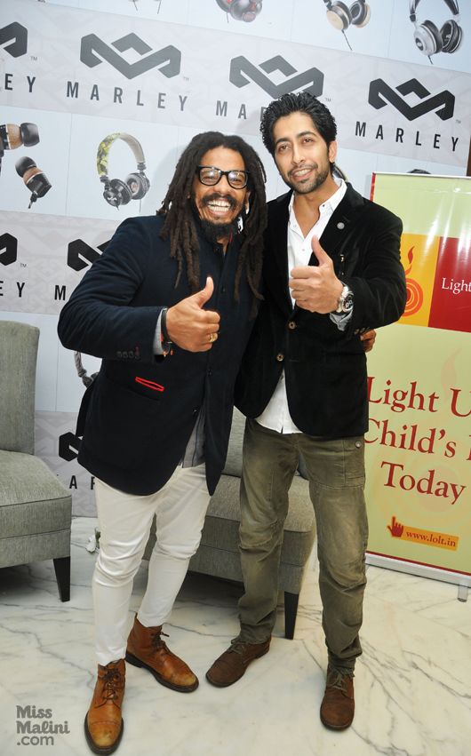 Actor Boman Irani Bonds with Bob Marley’s Son at Charity Auction