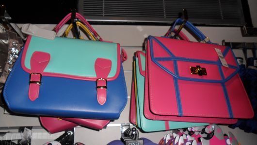 Colourful hand-bags for ladies