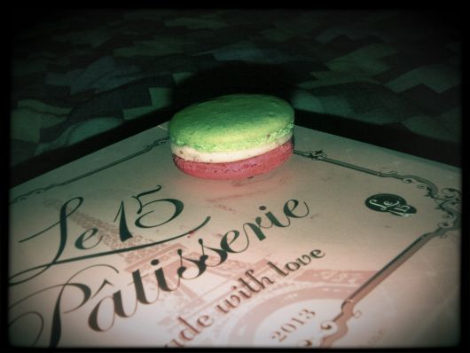 Paan macaron from Le15 Pâtisserie