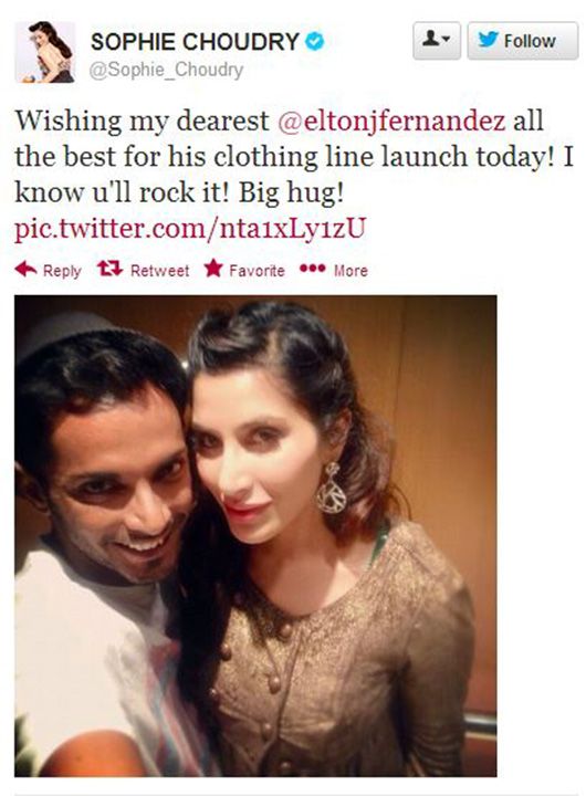 Tweet from @Sophie_Choudry