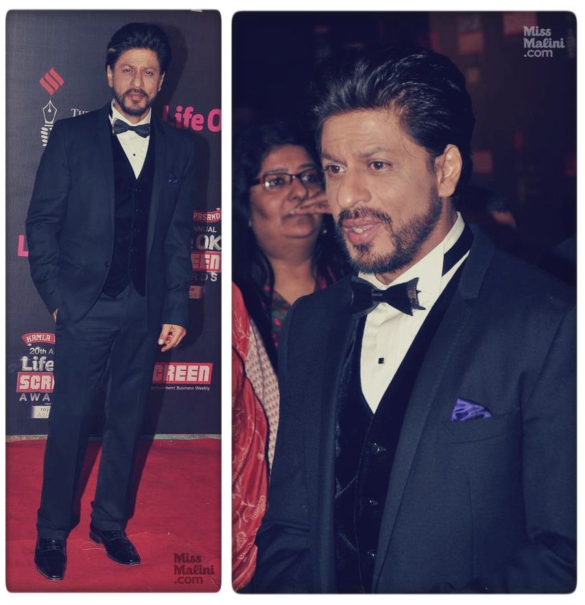 Shah Rukh Khan at the 20th Annual Life OK Screen Awards on January 14, 2014