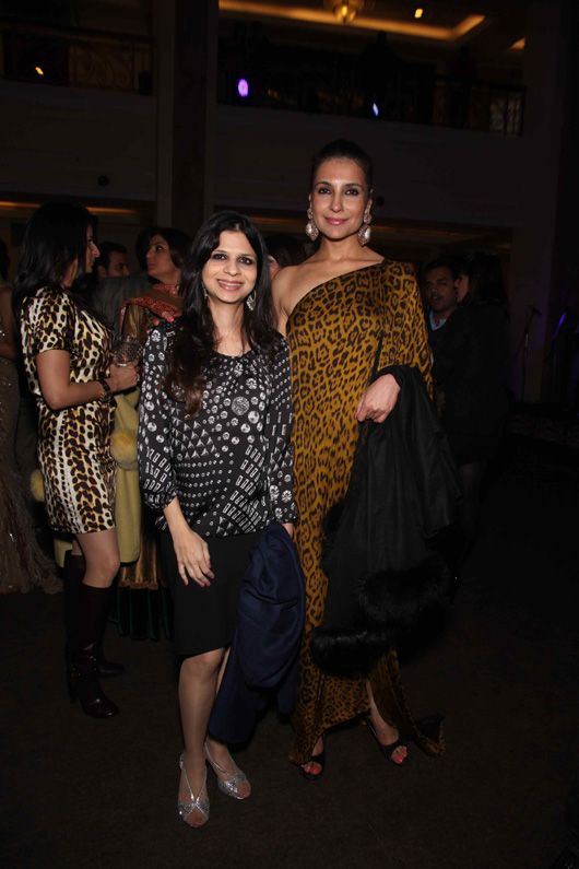 Saba Ali Khan & Tanisha Mohan at the launch of the Roberto Cavalli flagship store in Delhi on December 8, 2012