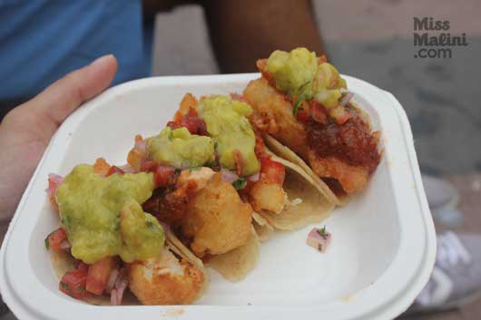 Sancho's Baja Fish Taquitos at World Food Day