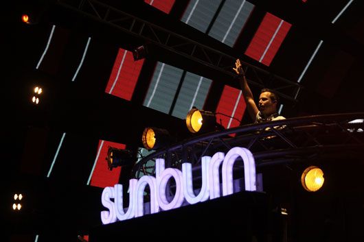 Sander Van Doorn performing at Sunburn Goa 2012