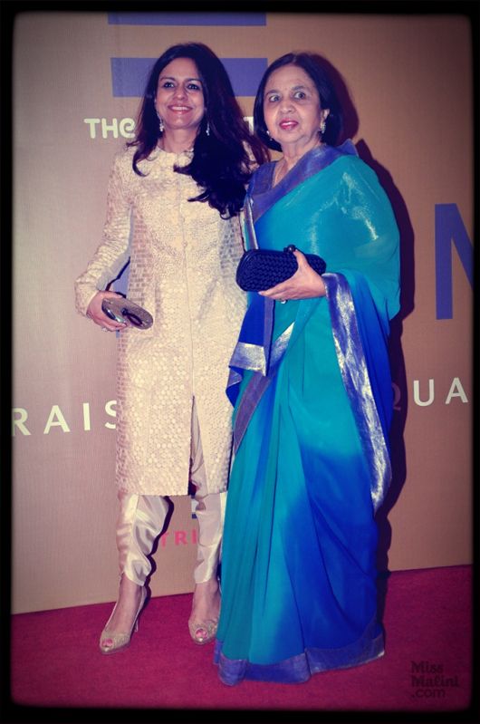 Sangeeta Jindal with mum at the “EQUATION 2013 – A Fundraiser FOR EQUALITY” on March 1, 2013