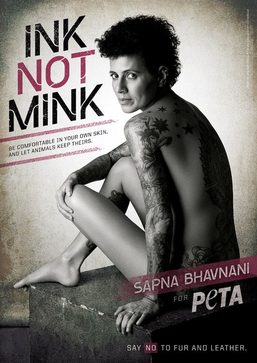 Bigg Boss-6 Contestant, Sapna Bhavnani, Gets Naked for PeTA