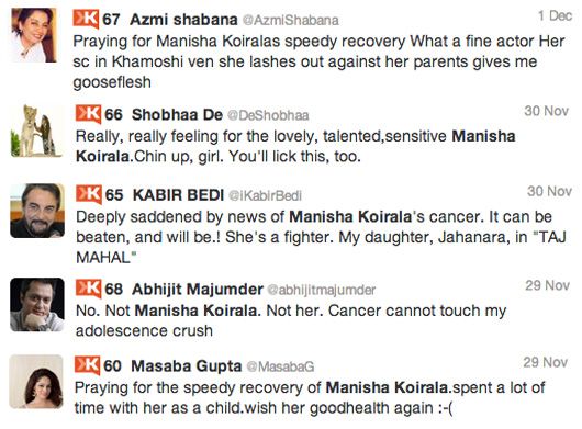 Tweets for Manisha Koirala