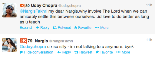 Uday Chopra and Nargis Fakhri