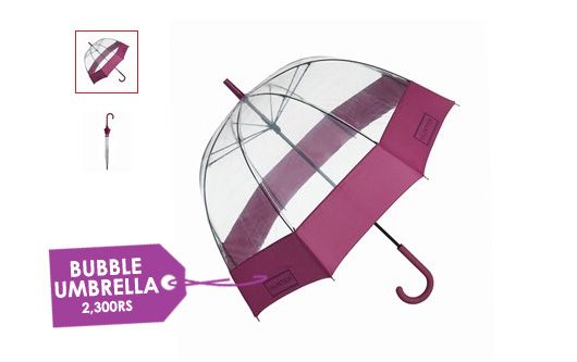 Ladies Bubble Umbrella