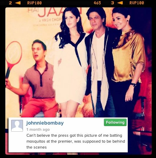 Shah Rukh Khan, Katrina Kaif, Anushka Sharma and Johnnie Bombay