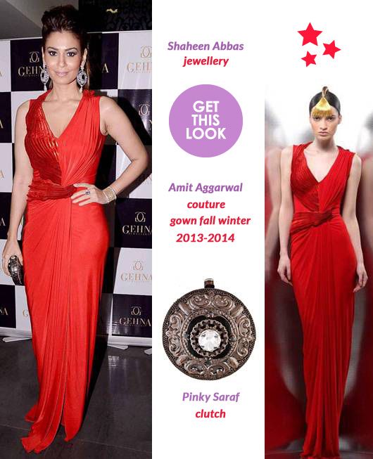 Get This Look: Shaheen Abbas in Amit Aggarwal