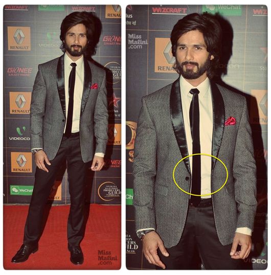 Shahid Kapoor at the 9th Renault Star Guild Awards held in Mumbai on January 16, 2014