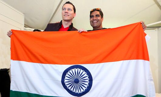 Shailendra Singh with Tiesto