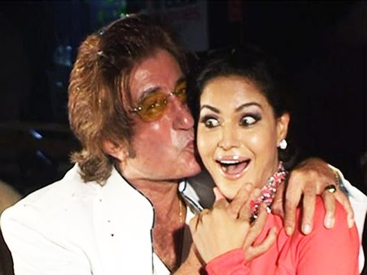 Shakti Kapoor kisses Veena Malik