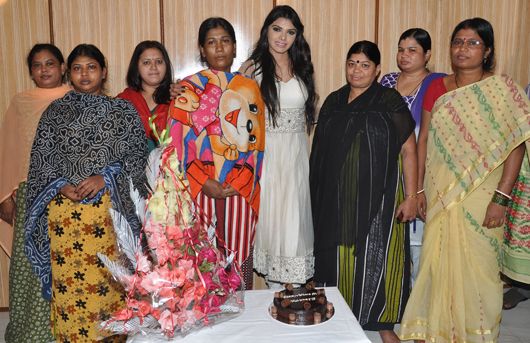 Sherlyn Chopra celebrates her birthday with sex workers