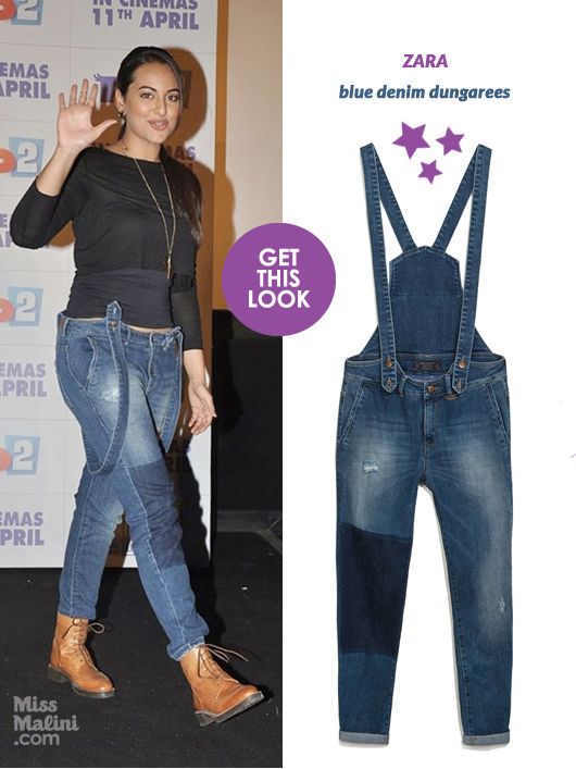 Get This Look: Sonakshi Sinha’s Retro Dungarees