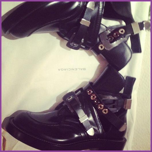 Balenciaga Boots (Photo Courtesy | @sonamkapoor Instagram)